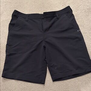 Under Armour Men's Dark Gray/Black Athletic Shorts